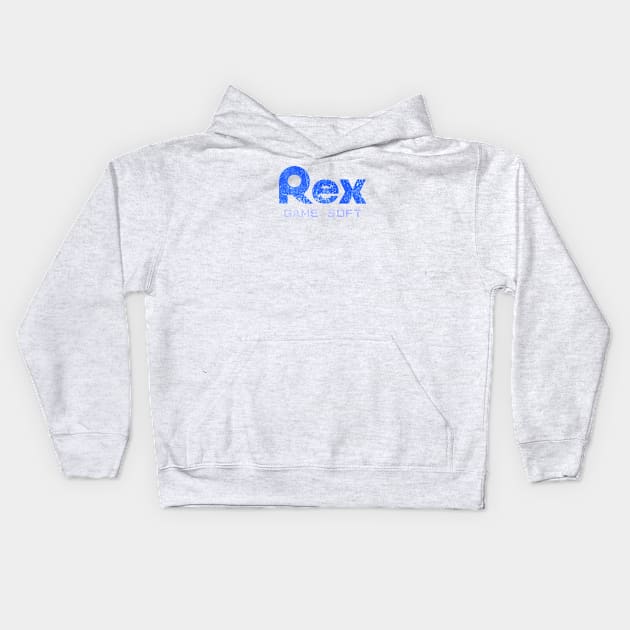 Rex Soft (Grunge Version) Kids Hoodie by Bootleg Factory